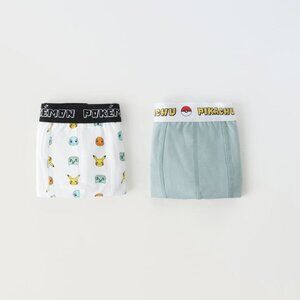 🆕NWT 2-Pack Of Pickachu Pokemon Boxers